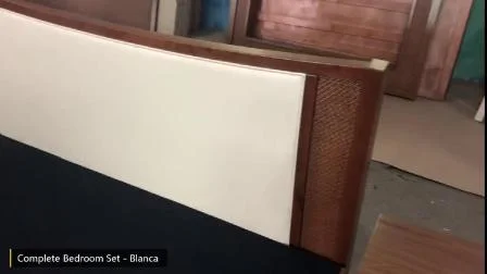 Pannello letto piatto in legno per mobili economici per camere d'albergo